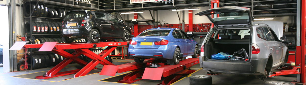 wheel alignment at Discount Tyres Luton